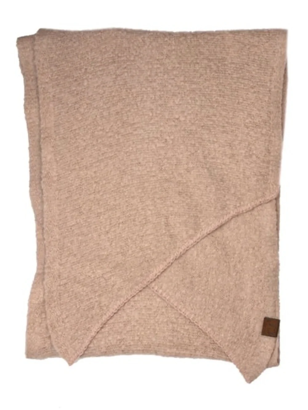 C.C Blush Pink Cozy Knit Wrap Scarf